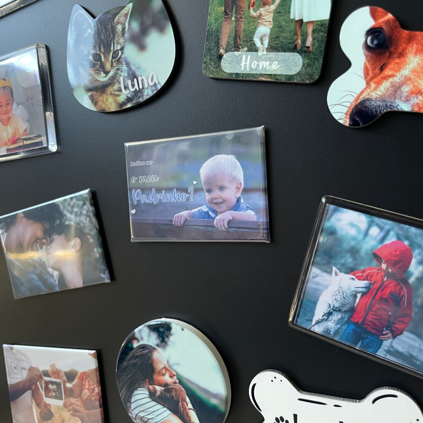 Íman Convite para Madrinha / Padrinho - Magnéticos Personalizados