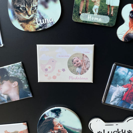 Íman Lembrança Aniversário - Magnéticos Personalizados