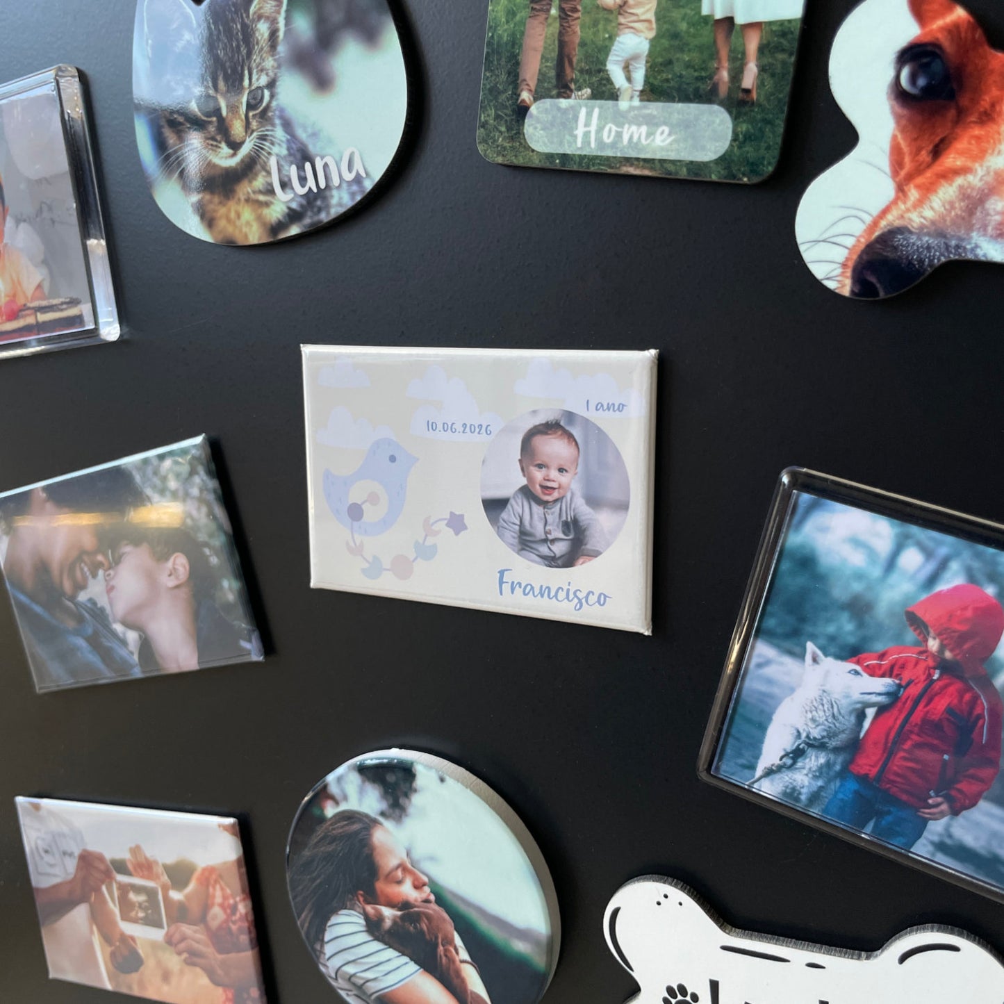 Íman Lembrança Aniversário - Magnéticos Personalizados