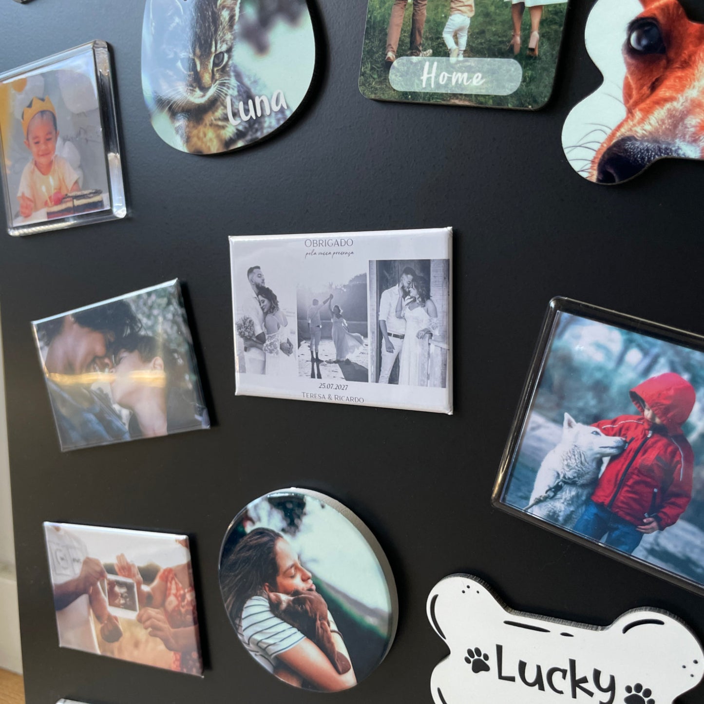 Íman Lembrança Casamento - Magnéticos Personalizados