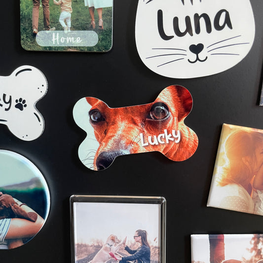 Íman MDF Personalizado com Foto - Cão