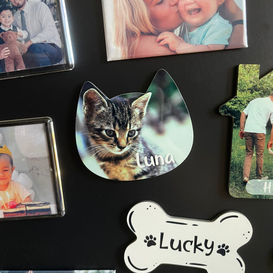 Íman MDF Personalizado com Foto - Gato