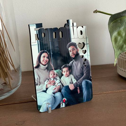 Moldura Família Personalizada com Foto - 11x15cm