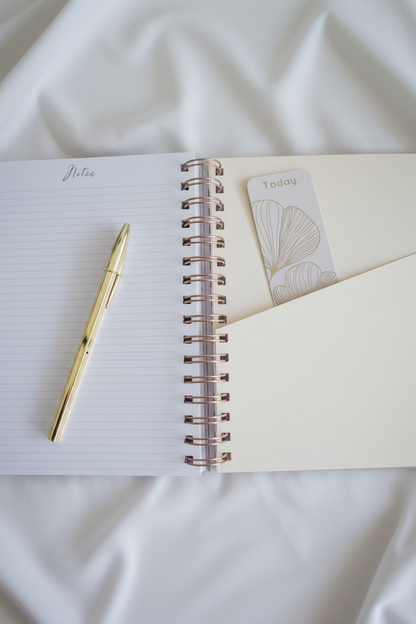 Personalized A5 Hardcover 2026 Planner - Warm Beige