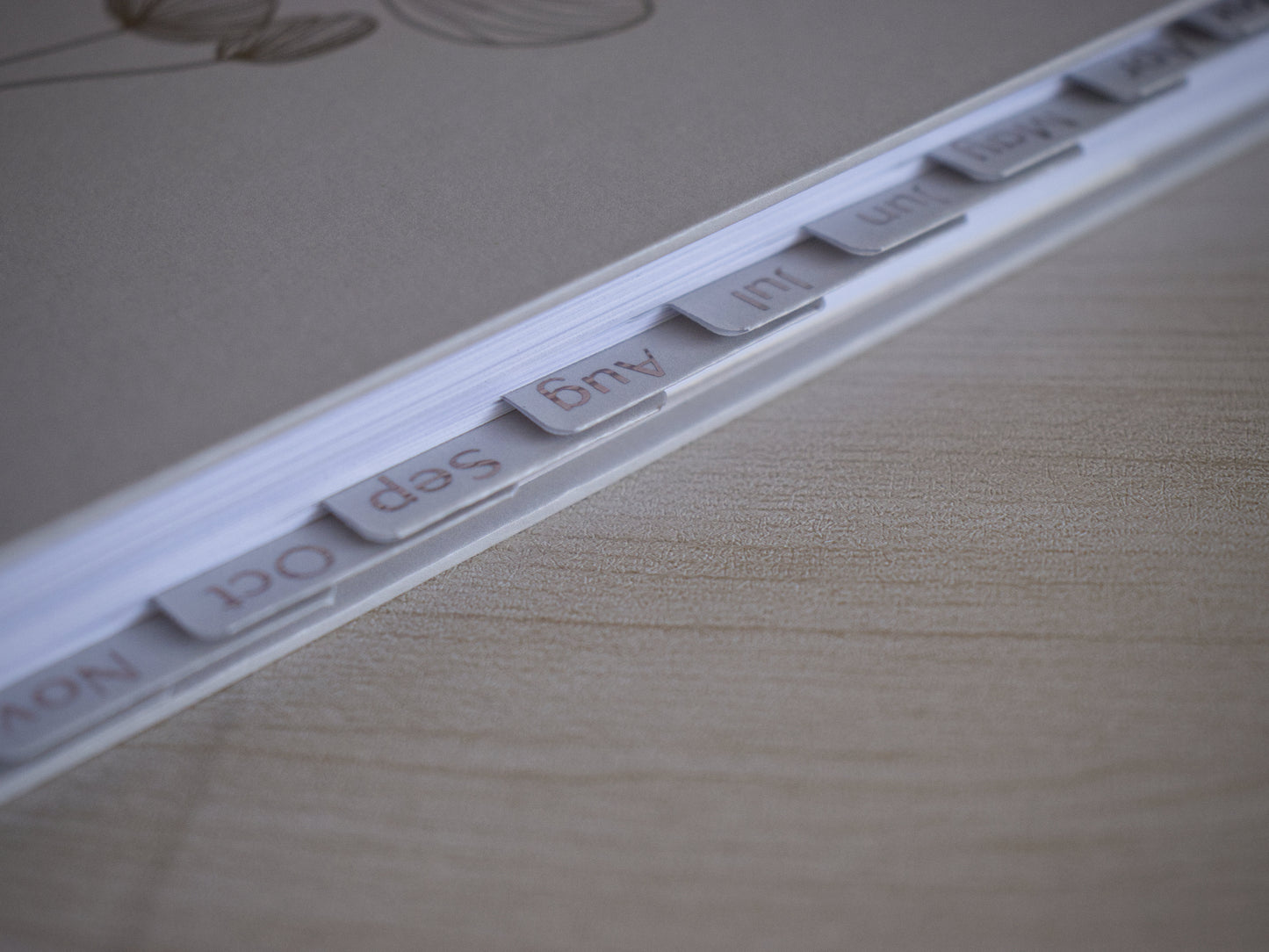 Personalized A5 Hardcover 2026 Planner - Warm Beige