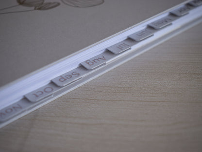 Personalized A5 Hardcover 2026 Planner - Warm Beige