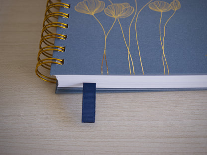Personalized A5 Hardcover 2026 Planner - Slate Blue