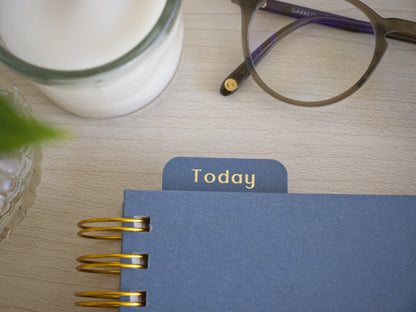 Personalized A5 Hardcover 2026 Planner - Slate Blue