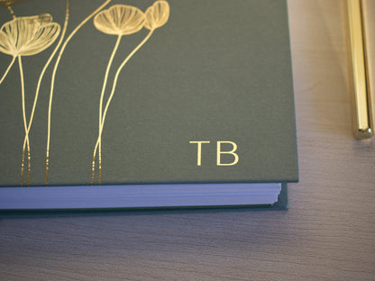 Personalized A5 Hardcover 2026 Planner - Olive Green