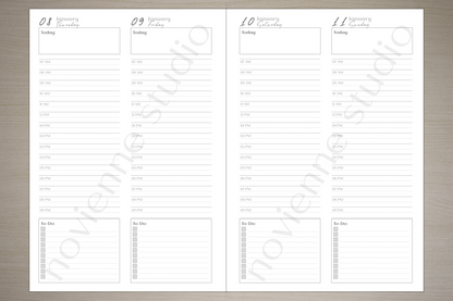 Personalized A5 Hardcover 2026 Planner - Warm Beige