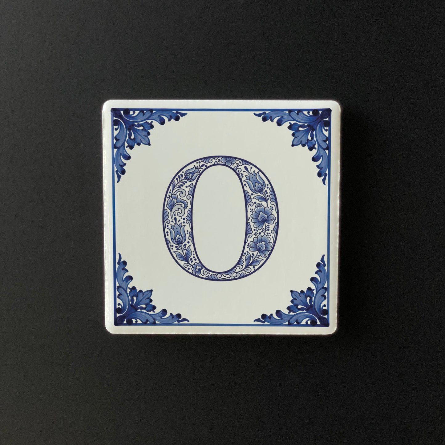 Íman Cerâmico Personalizado Letra Azulejo Português - Quadrado