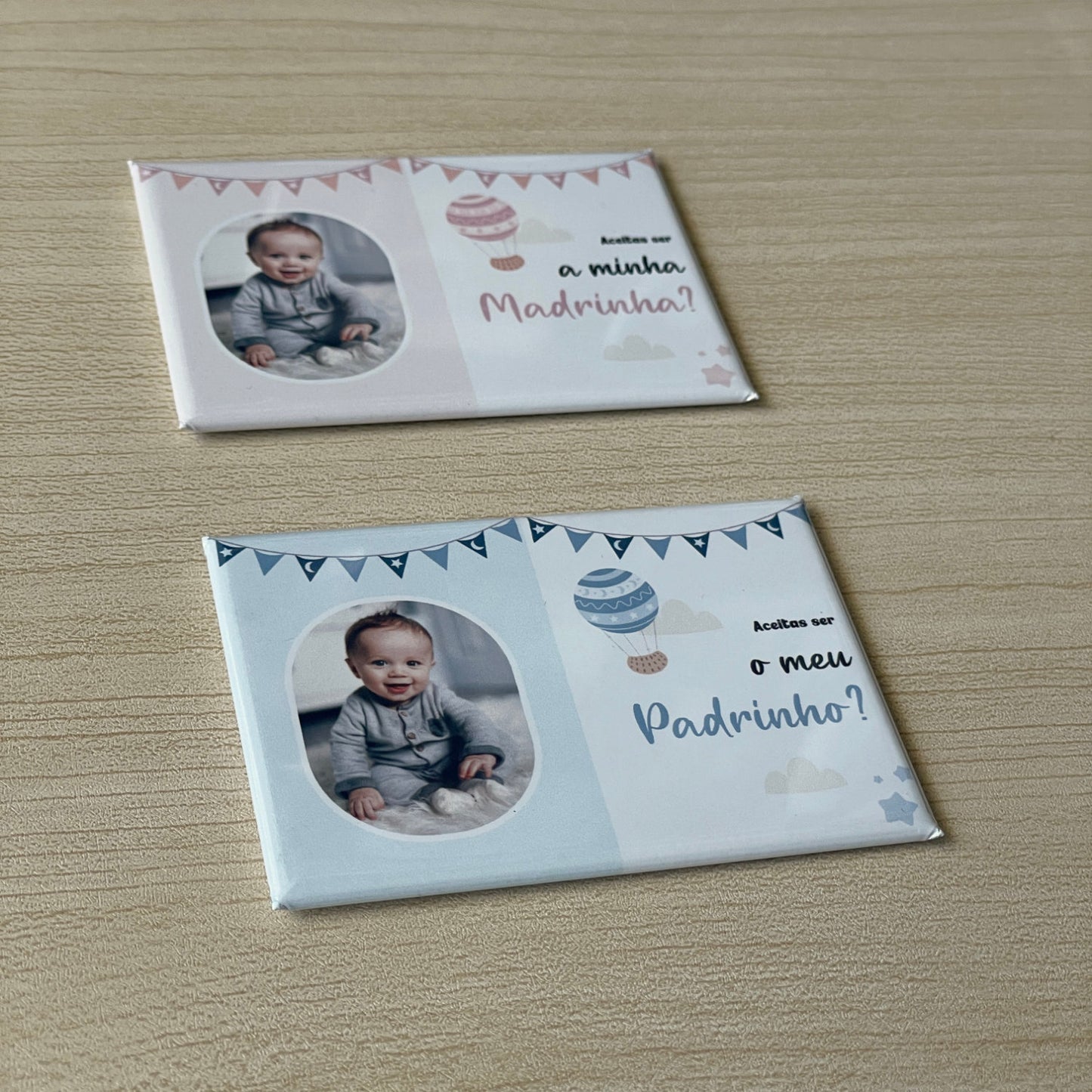Íman Convite para Madrinha / Padrinho - Magnéticos Personalizados