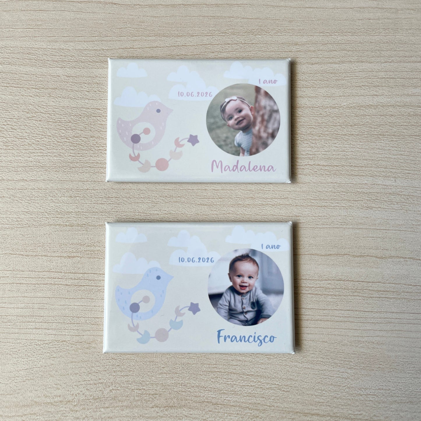 Íman Lembrança Aniversário - Magnéticos Personalizados