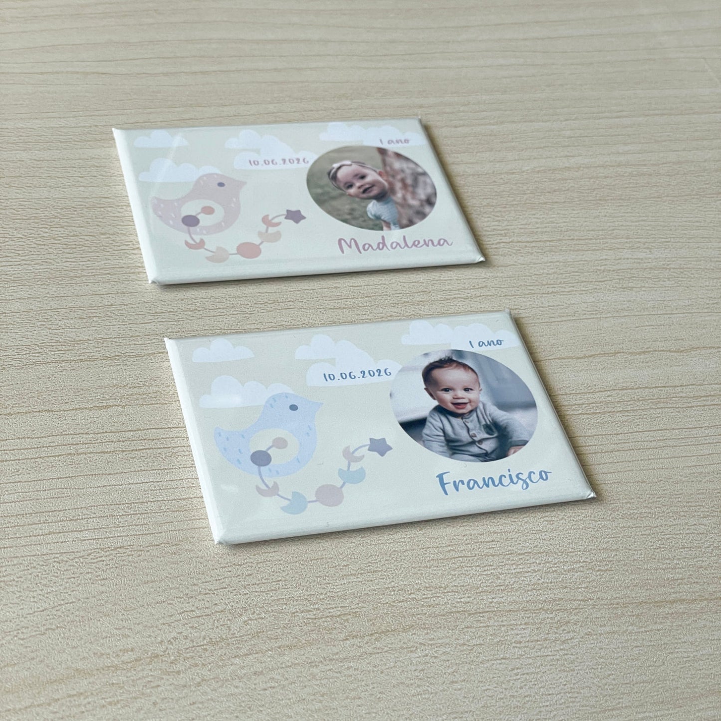 Íman Lembrança Aniversário - Magnéticos Personalizados