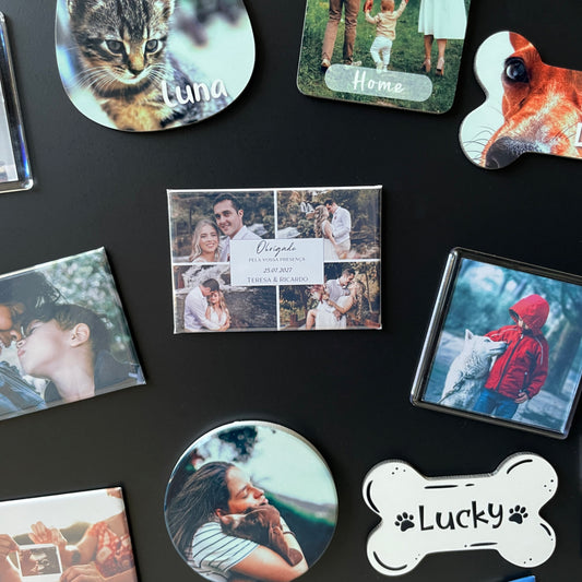 Íman Lembrança Casamento - Magnéticos Personalizados