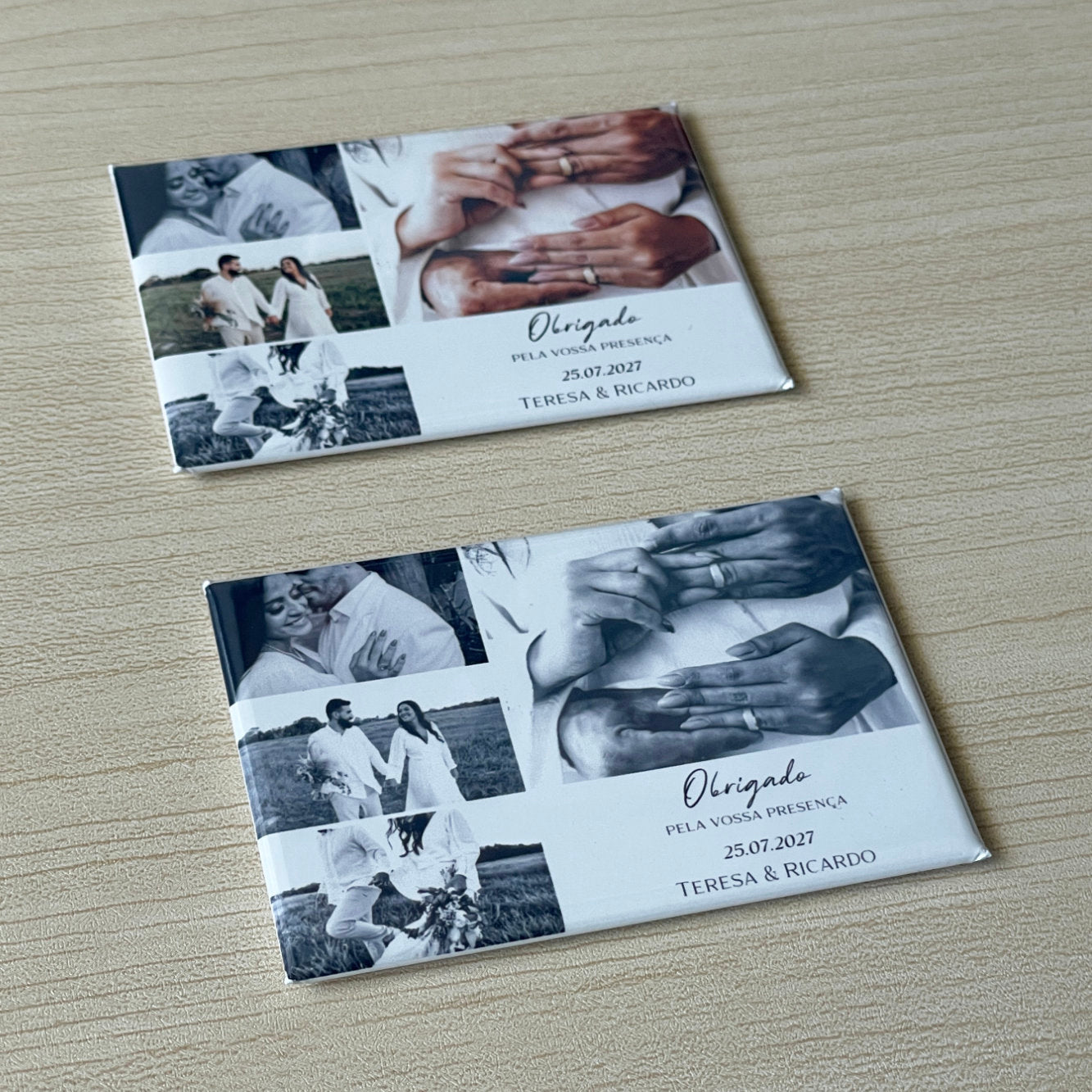 Íman Lembrança Casamento - Magnéticos Personalizados