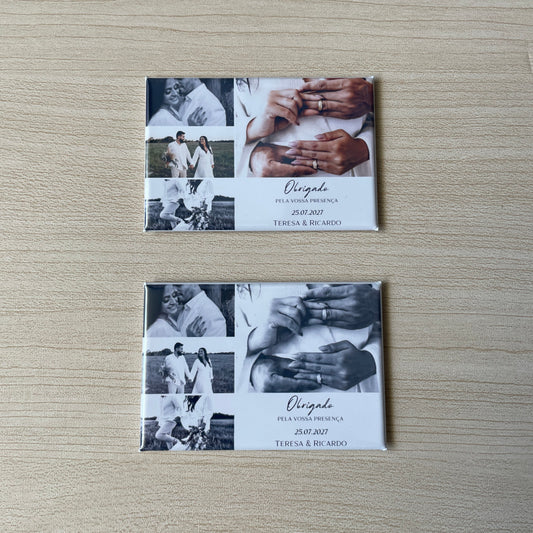 Íman Lembrança Casamento - Magnéticos Personalizados