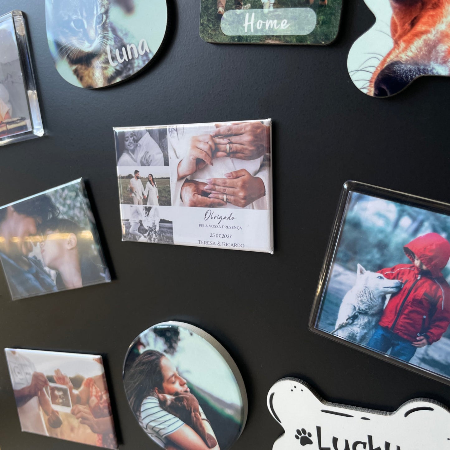 Íman Lembrança Casamento - Magnéticos Personalizados