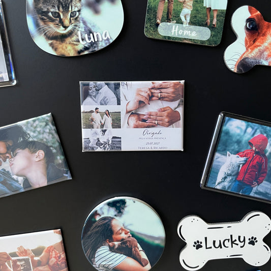 Íman Lembrança Casamento - Magnéticos Personalizados