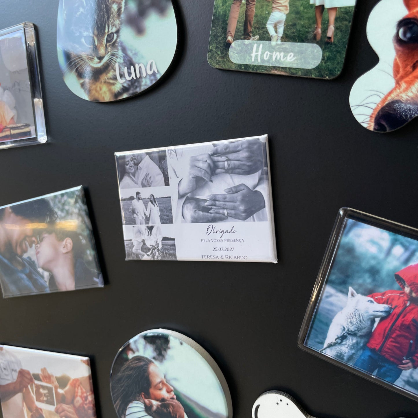 Íman Lembrança Casamento - Magnéticos Personalizados