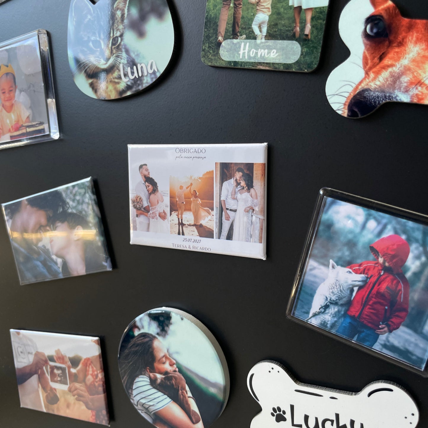 Íman Lembrança Casamento - Magnéticos Personalizados