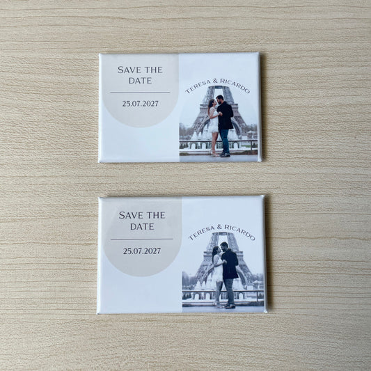 Íman Save the Date - Magnéticos Personalizados