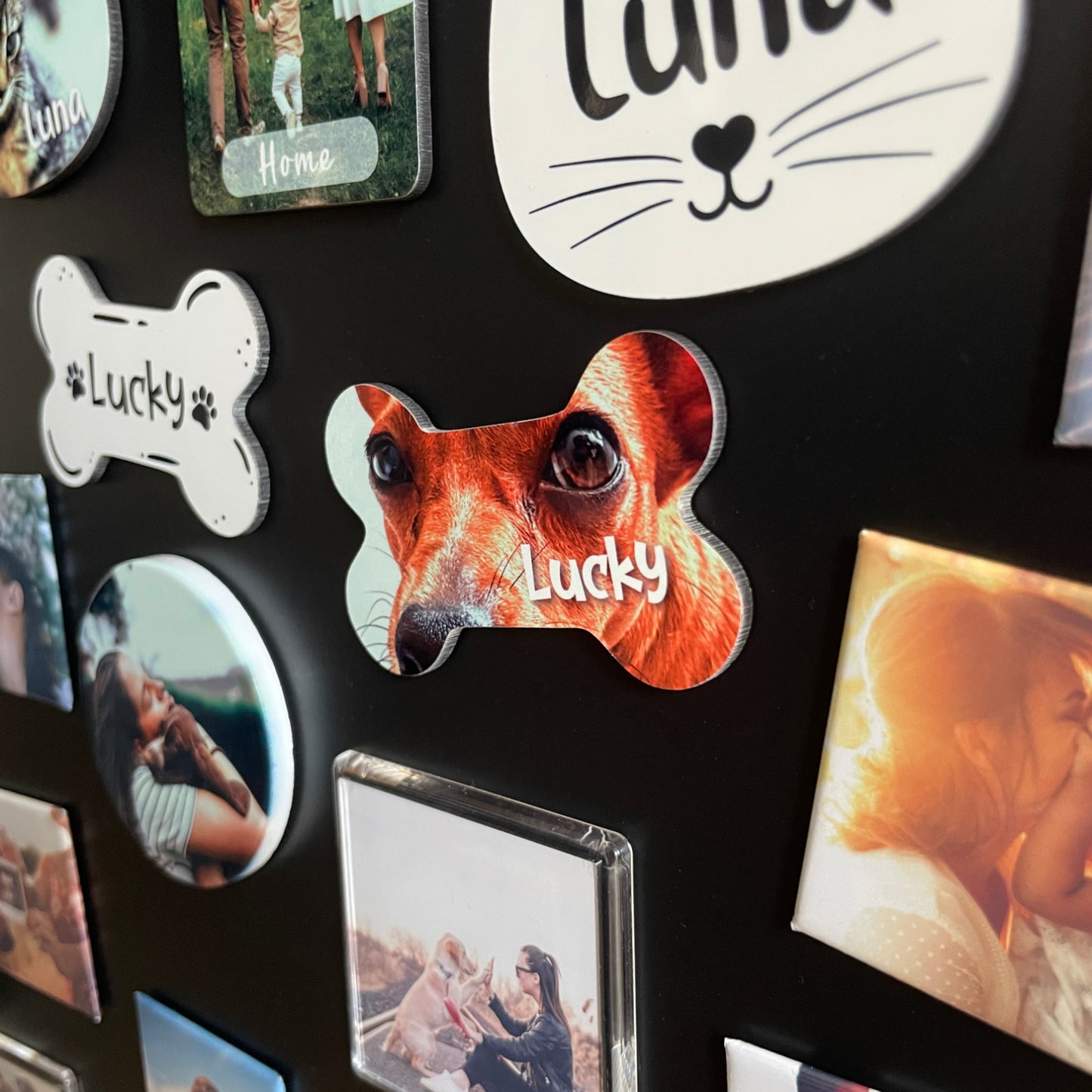 Íman MDF Personalizado com Foto - Cão