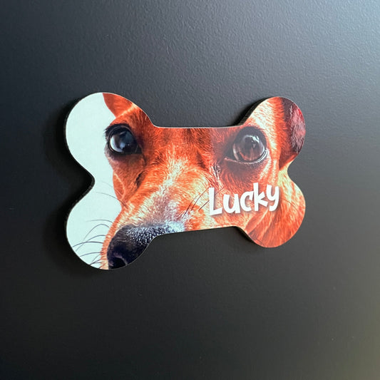 Íman MDF Personalizado com Foto - Cão