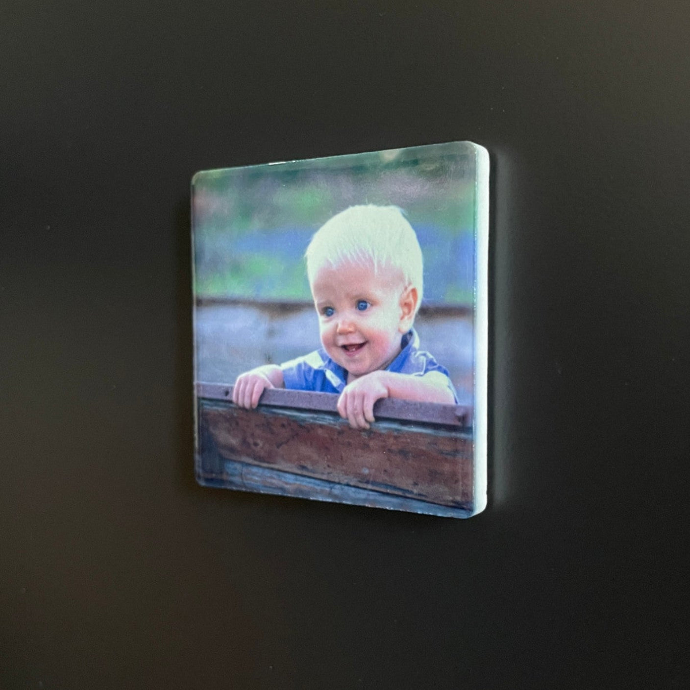 Íman Cerâmico Personalizado com Foto - Quadrado