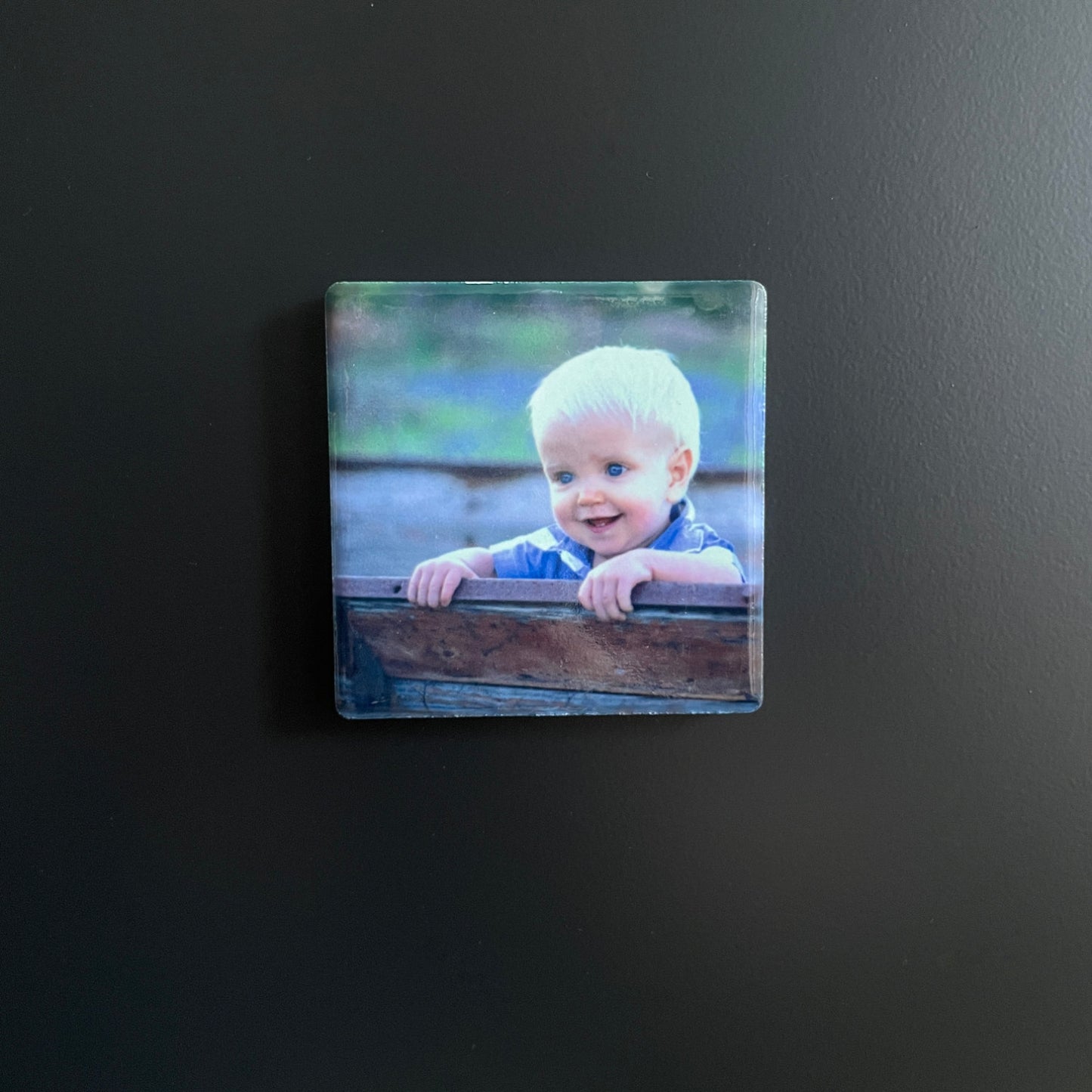 Íman Cerâmico Personalizado com Foto - Quadrado