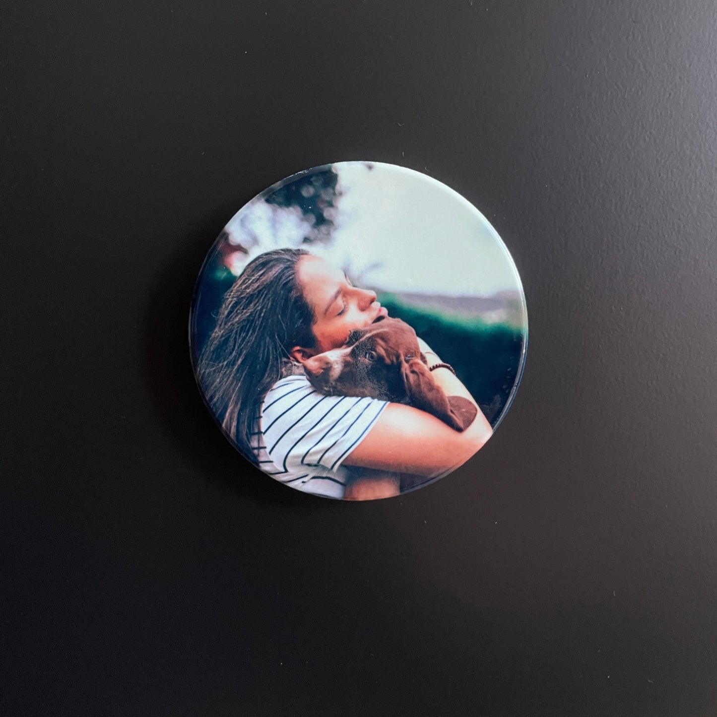 Íman Cerâmico Personalizado com Foto - Redondo