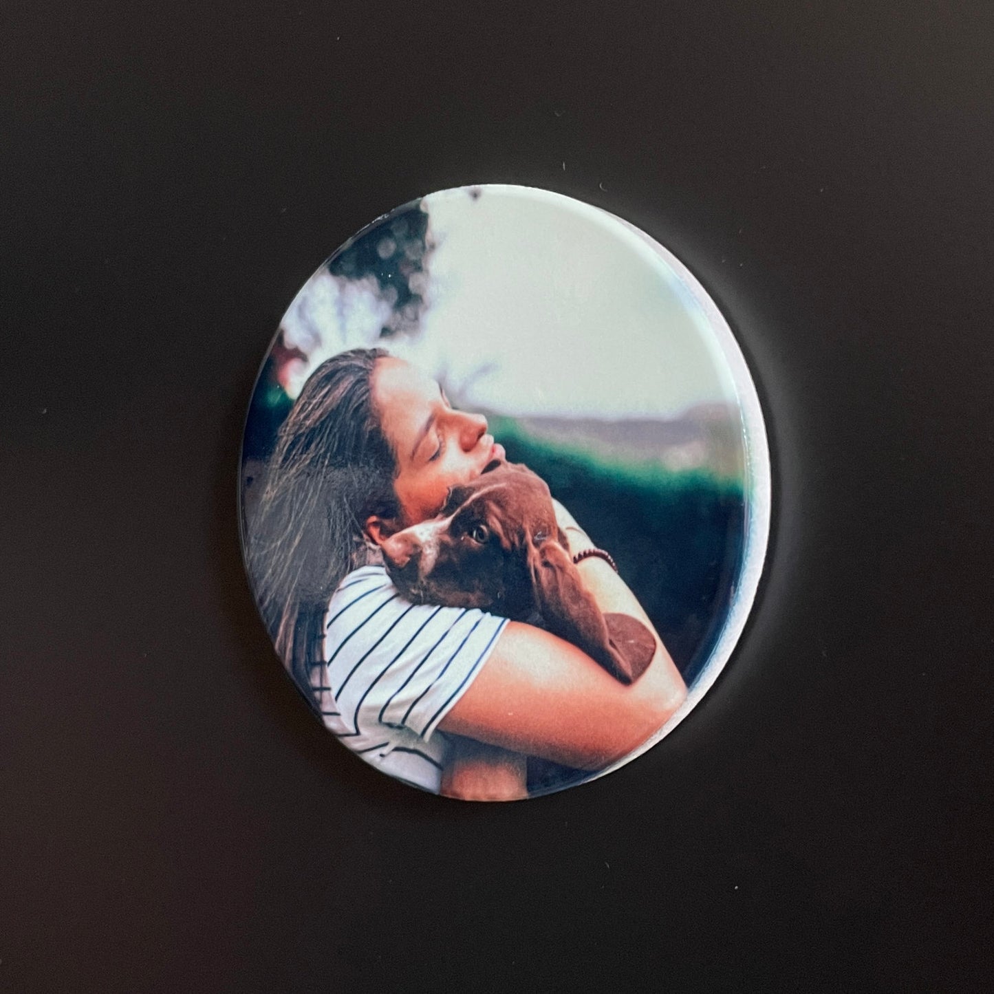 Íman Cerâmico Personalizado com Foto - Redondo