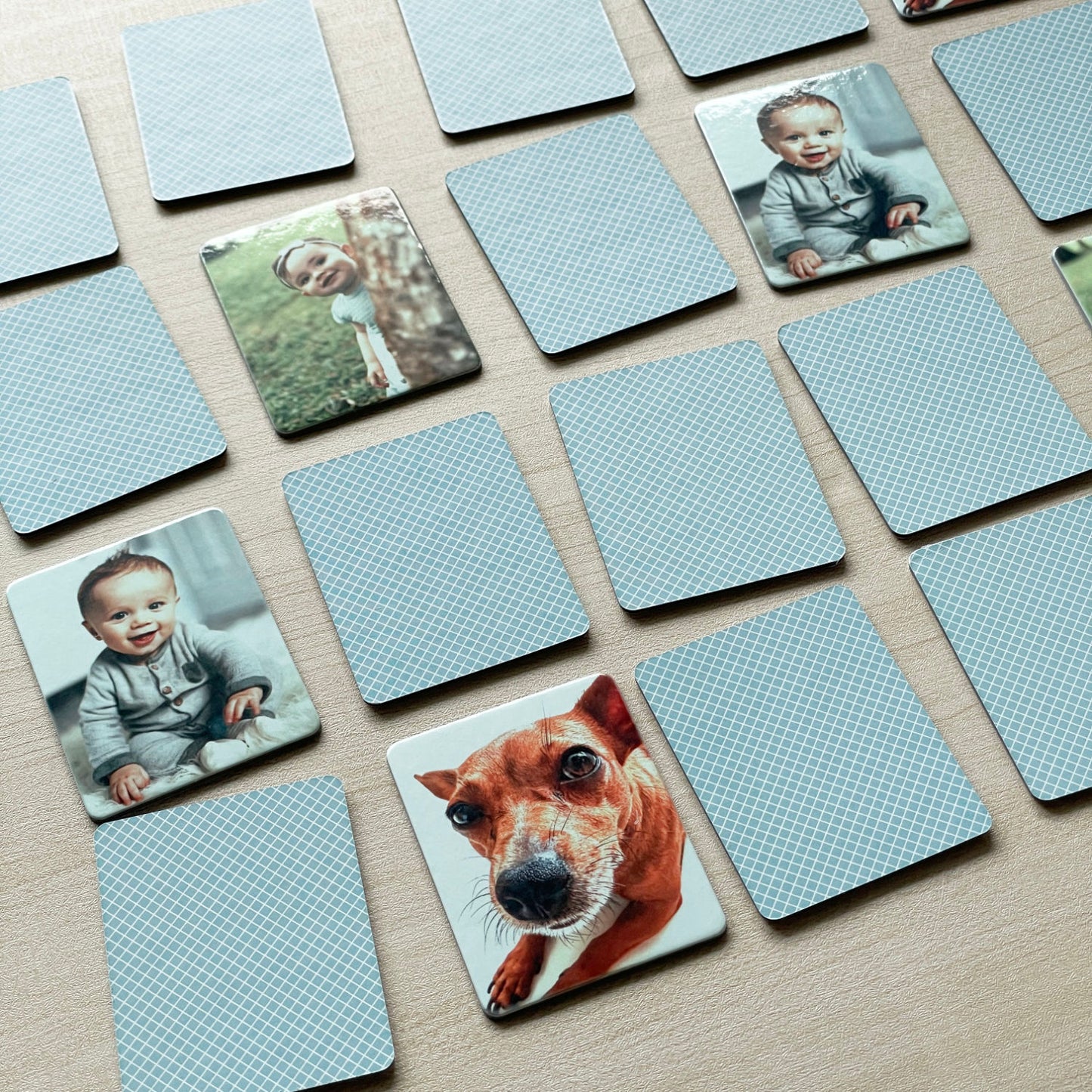 Jogo da Memória Personalizado com Fotografias - 24 Peças
