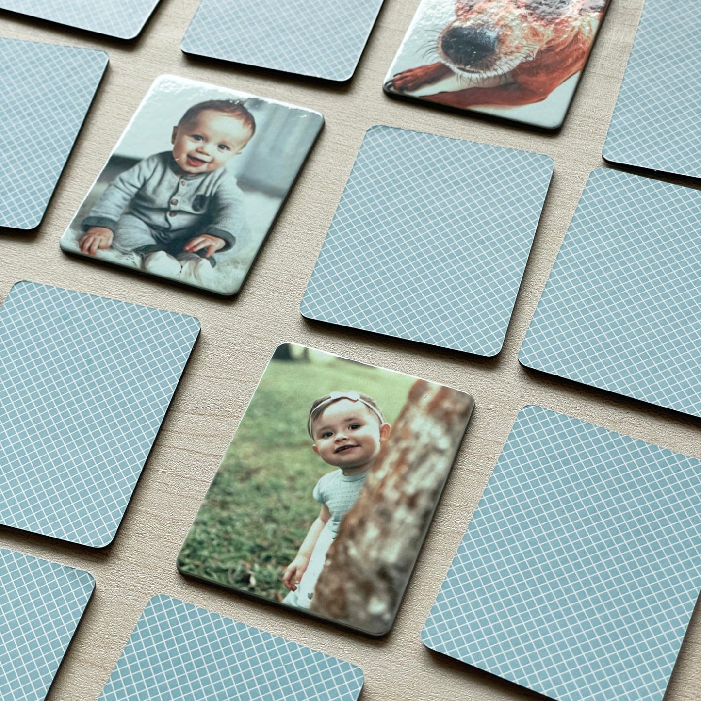 Jogo da Memória Personalizado com Fotografias - 24 Peças