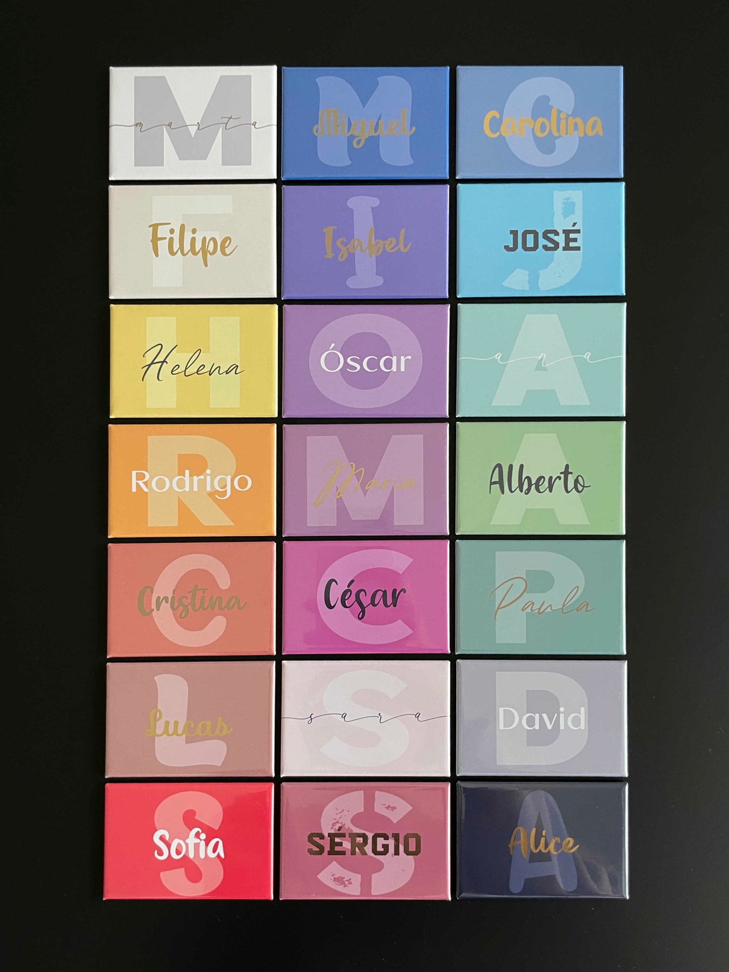 Ímanes Personalizados com Nome - Retangulares