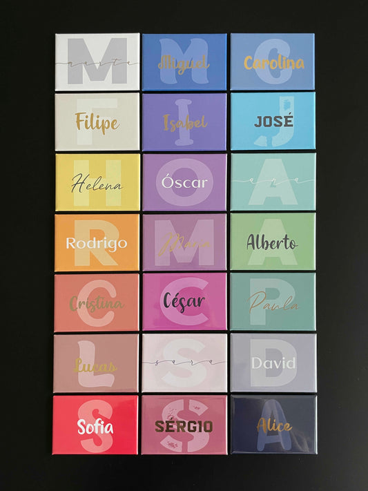 Ímanes Personalizados com Nome - Retangulares