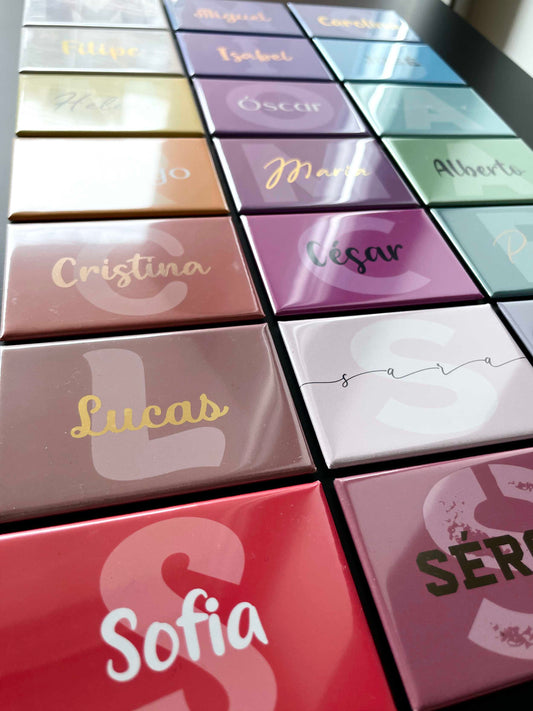 Ímanes Personalizados com Nome - Retangulares