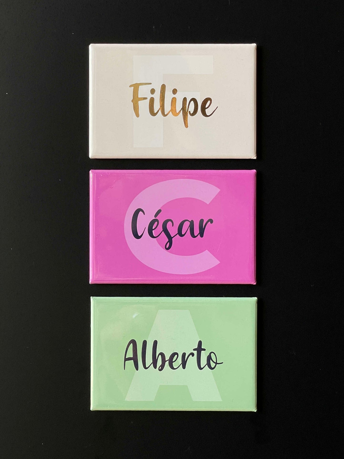 Ímanes Personalizados com Nome - Retangulares