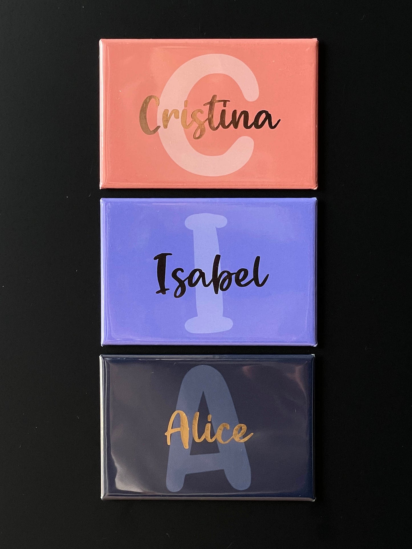 Ímanes Personalizados com Nome - Retangulares