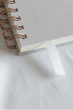 Caderno A5 Capa Dura Personalizado - Bege Quente