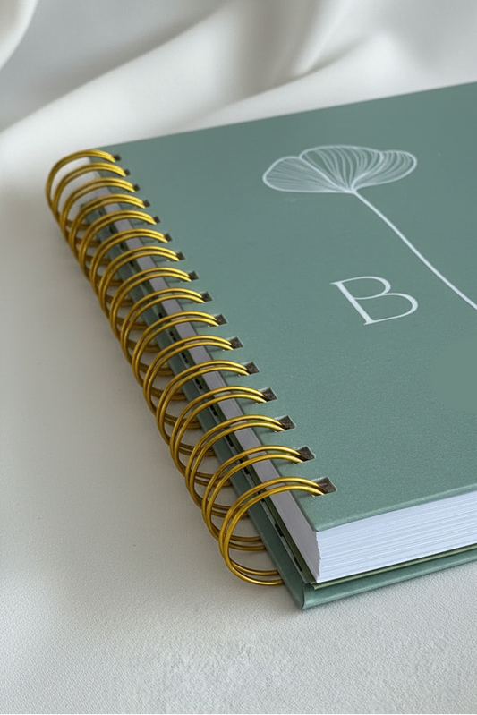 Caderno A5 Capa Dura Personalizado - Verde Oliva