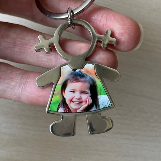 Porta-Chaves Menina Personalizado com Foto