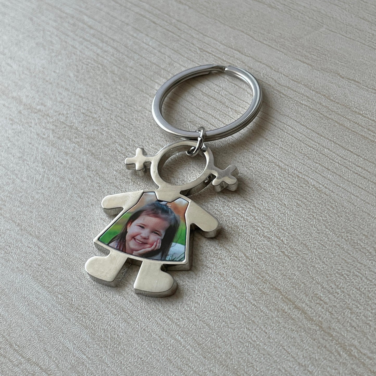 Porta-Chaves Menina Personalizado com Foto