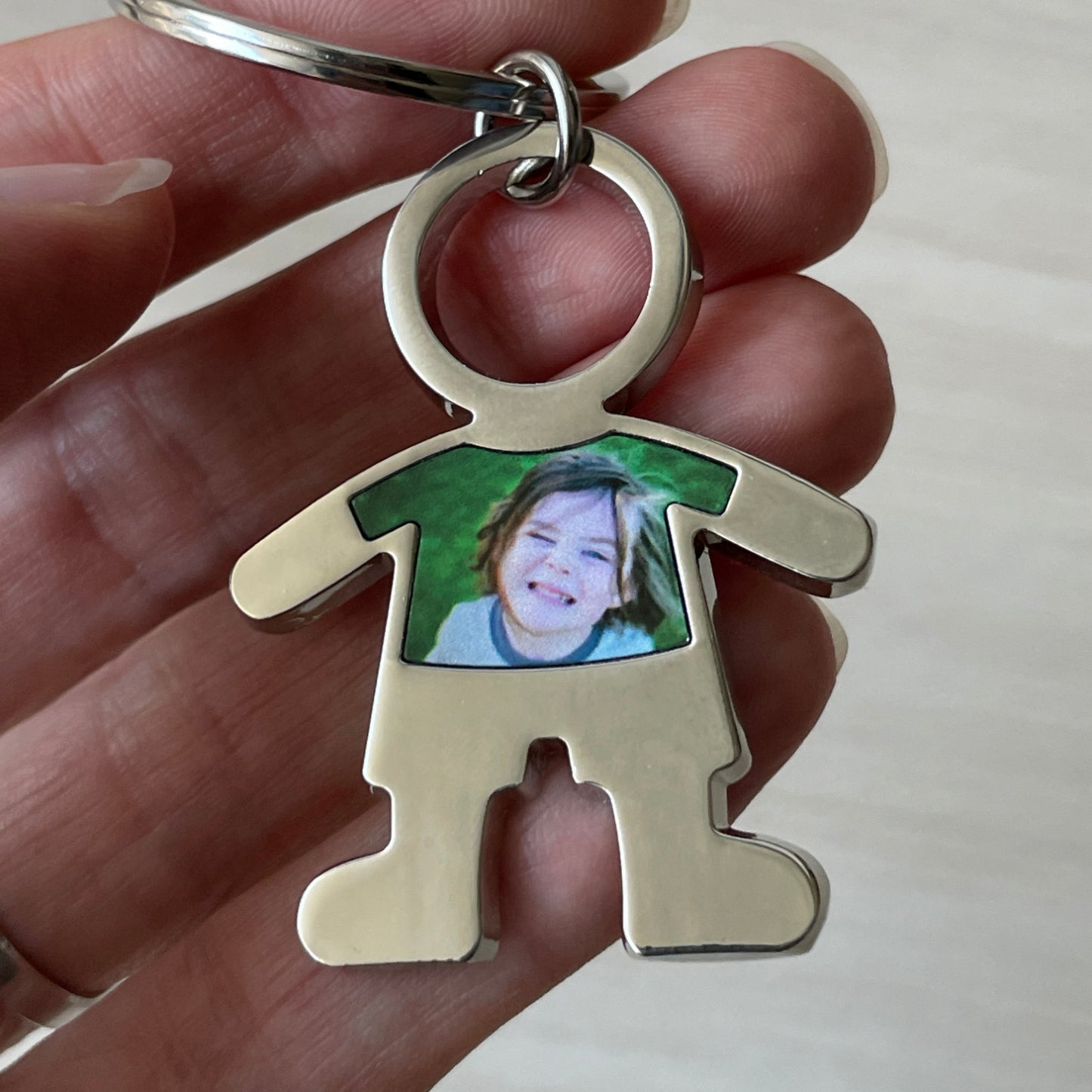 Porta-Chaves Menino Personalizado com Foto