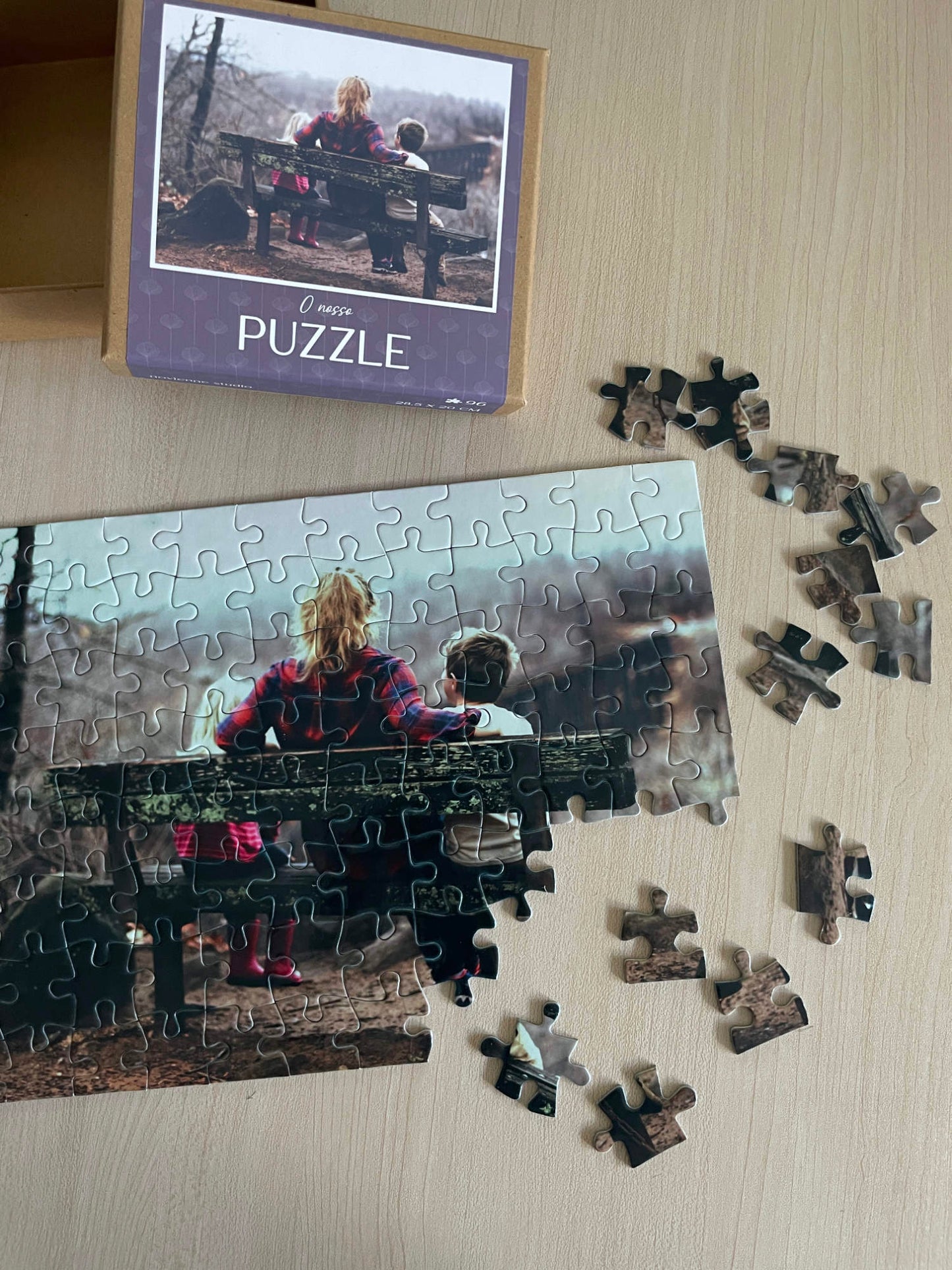 Puzzle Personalizado com Fotografia - 96 Peças